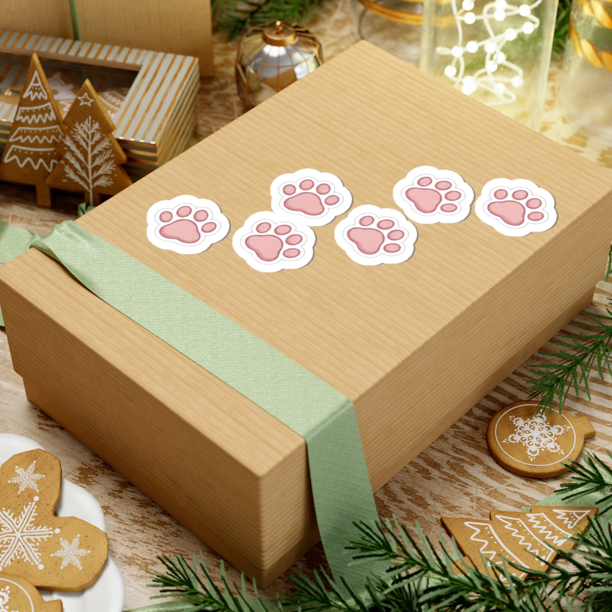 Cute Paw Print Stickers, Pet Lover Gifts, Animal Decor, Laptop Stickers, Cat Dog Accessories, Planner Decoration