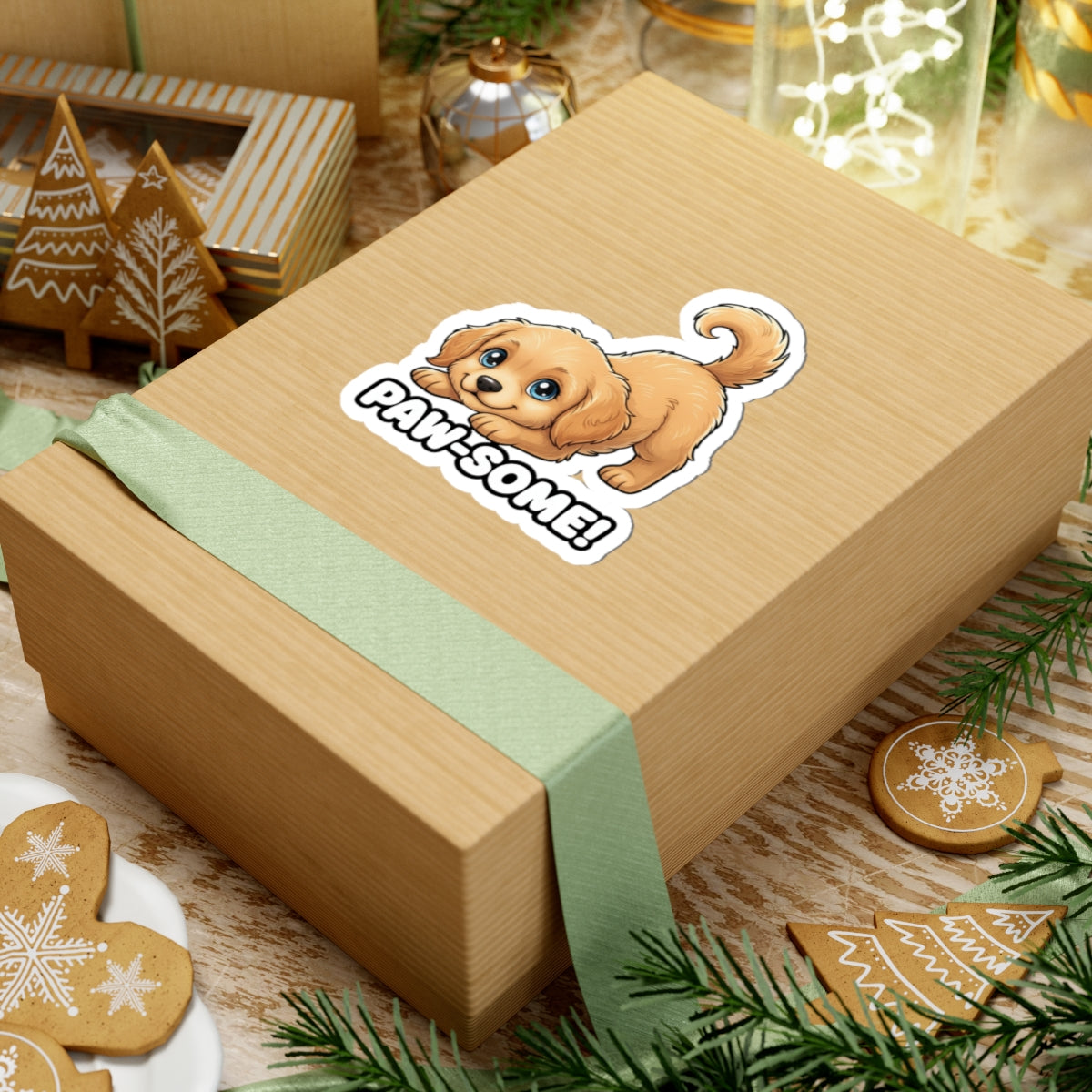 Cute Dog Paw-Some Stickers, Animal Lover Gift, Laptop Decor, Pet Enthusiast Accessory, Cute Dog Stickers, Kids Room Decor