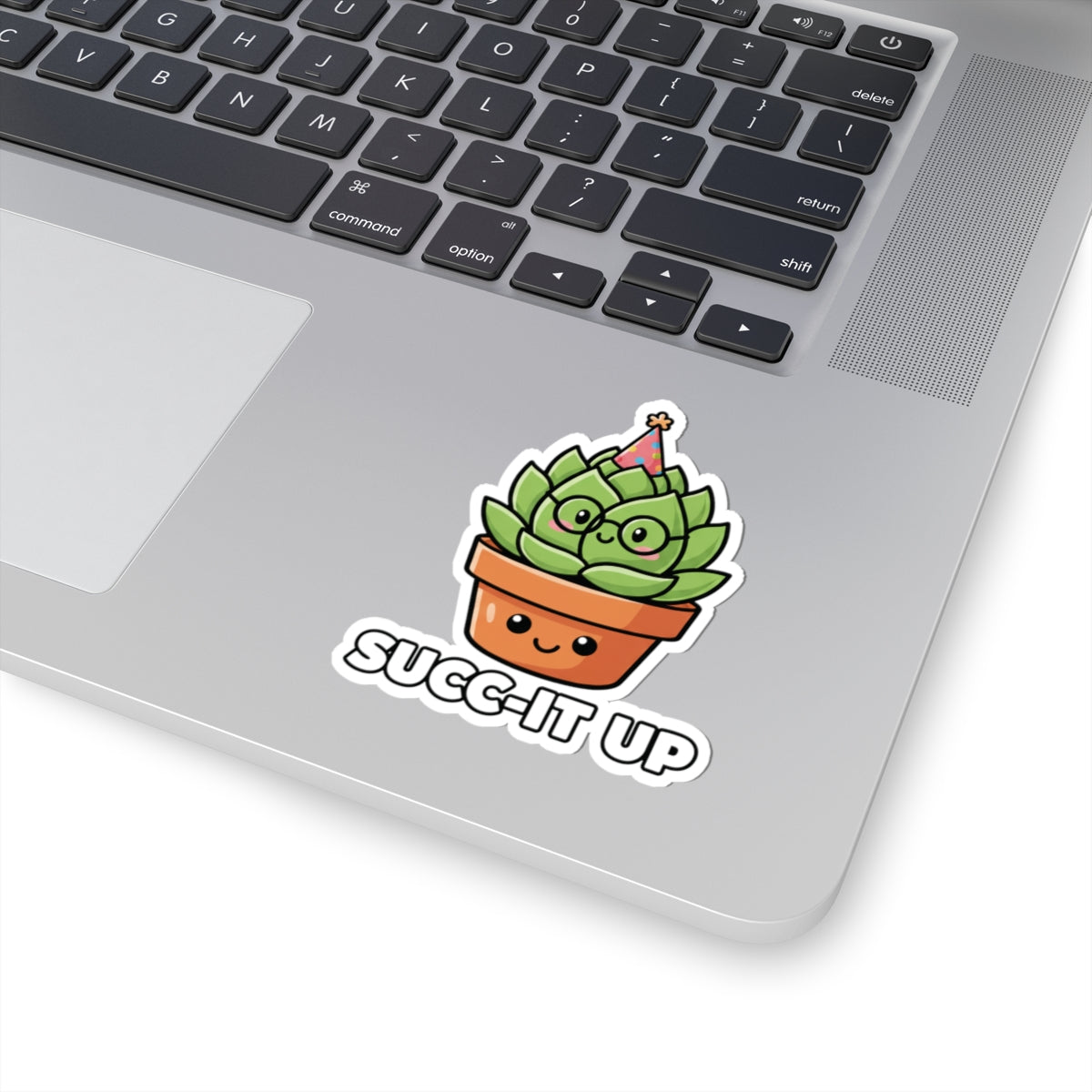 Cute Succulent Kiss-Cut Stickers, Fun Plant Decorations for Laptops, Water Bottles, Journals, Gift for Garden Lovers, Quirky Home Decor