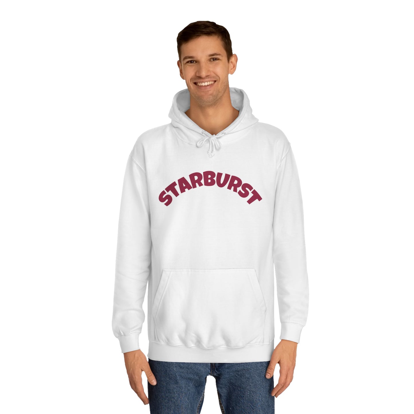 Vibrant Unisex College Hoodie - Starburst Design, Trendy Streetwear, College Apparel, Perfect Gift for Students, Comfortable & Stylish