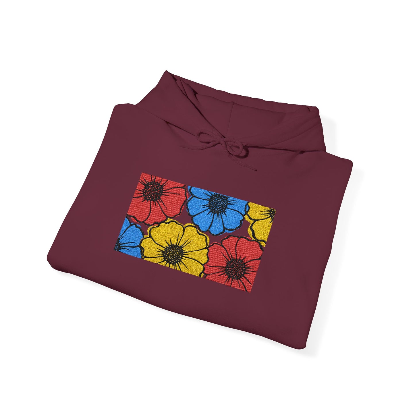 Vibrant Floral Hoodie | Colorful Sweatshirt, Cozy Wear, Gift for Her, Unisex Fashion, Spring Style, Casual Outfit