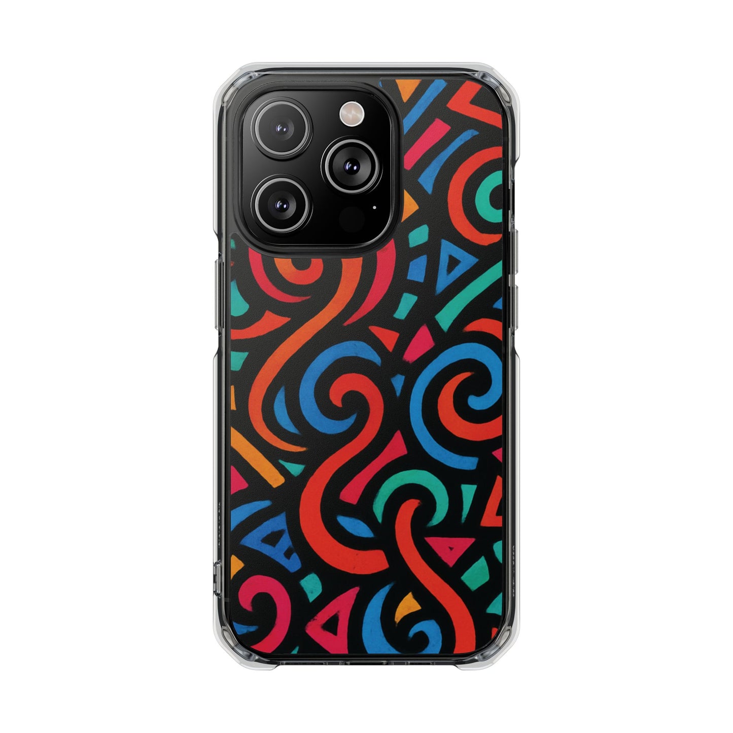 Colorful Phone Case, Stylish Clear Impact Cases for iPhone, Vibrant Protective Covers, Unique Phone Accessories, Gifts