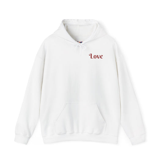 Colorful Love Heart Hooded Sweatshirt - Cozy Unisex Pullover for Valentine's Day, Gift for Friends, Couples Sweatshirt, Casual Wear, [...]