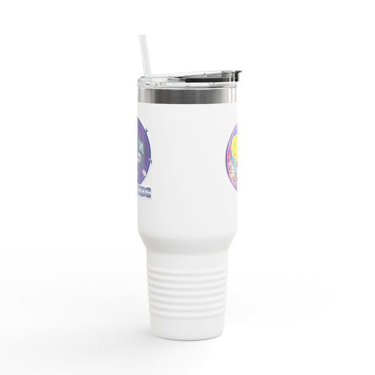 Vibrant Insulated Travel Mug for Coffee Lovers | Perfect for Road Trips, Camping, Gifts, Eco-Friendly