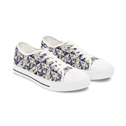 Abstract Graffiti Print Sneakers