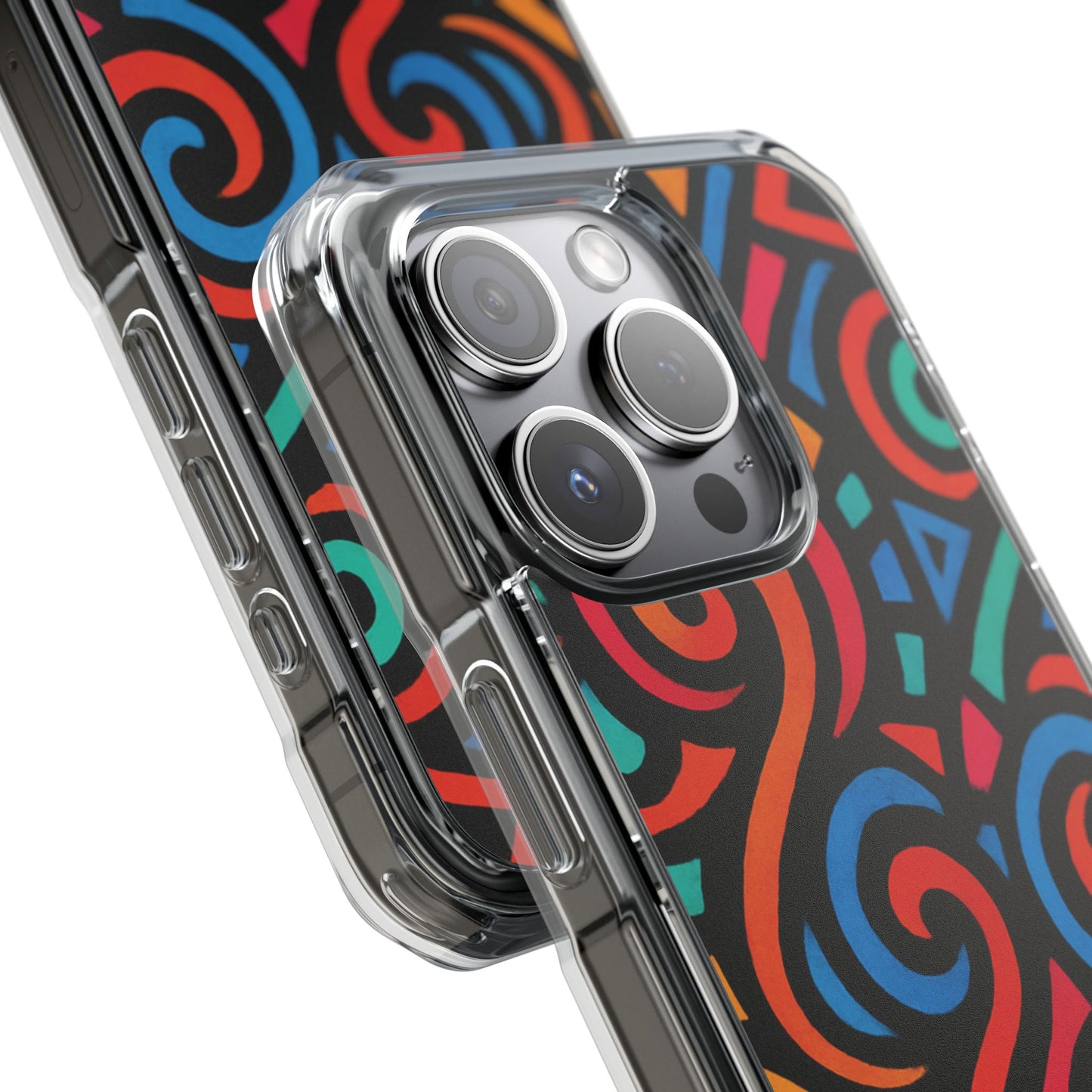 Colorful Phone Case, Stylish Clear Impact Cases for iPhone, Vibrant Protective Covers, Unique Phone Accessories, Gifts