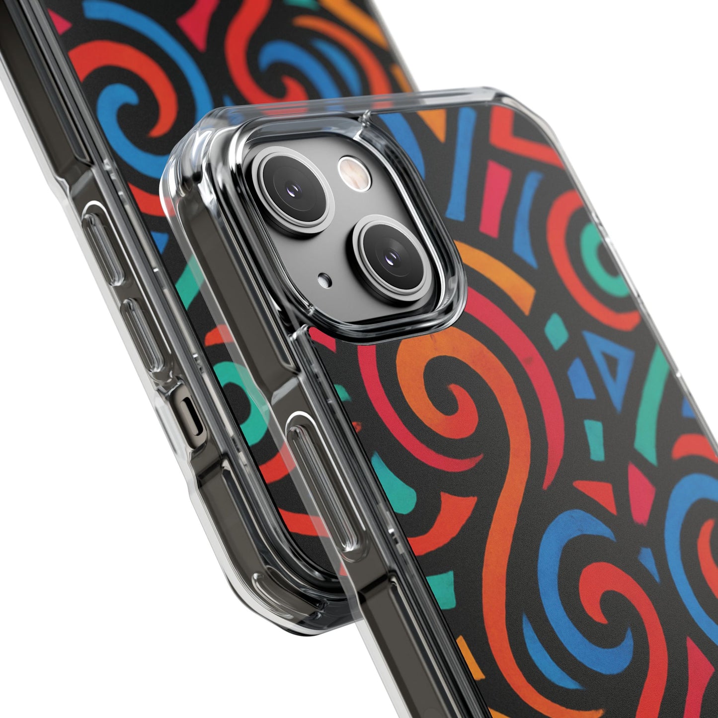 Colorful Phone Case, Stylish Clear Impact Cases for iPhone, Vibrant Protective Covers, Unique Phone Accessories, Gifts