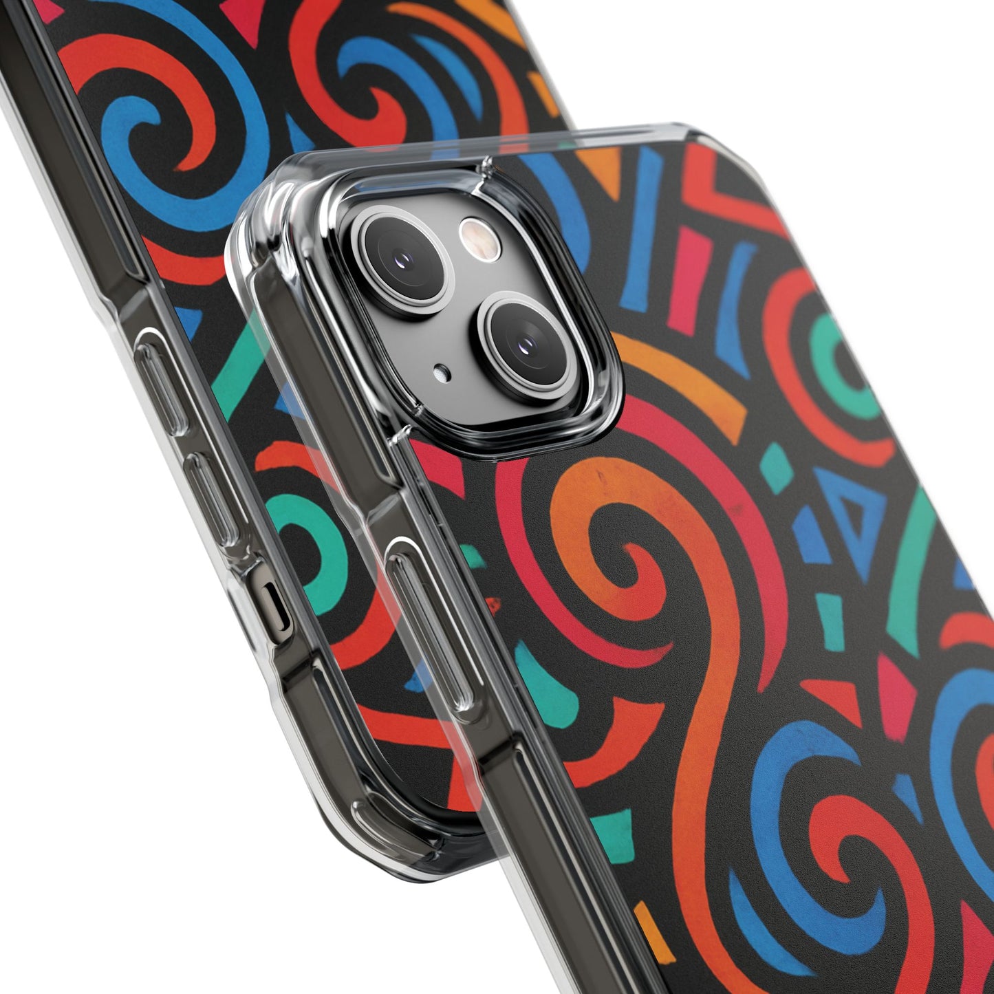 Colorful Phone Case, Stylish Clear Impact Cases for iPhone, Vibrant Protective Covers, Unique Phone Accessories, Gifts