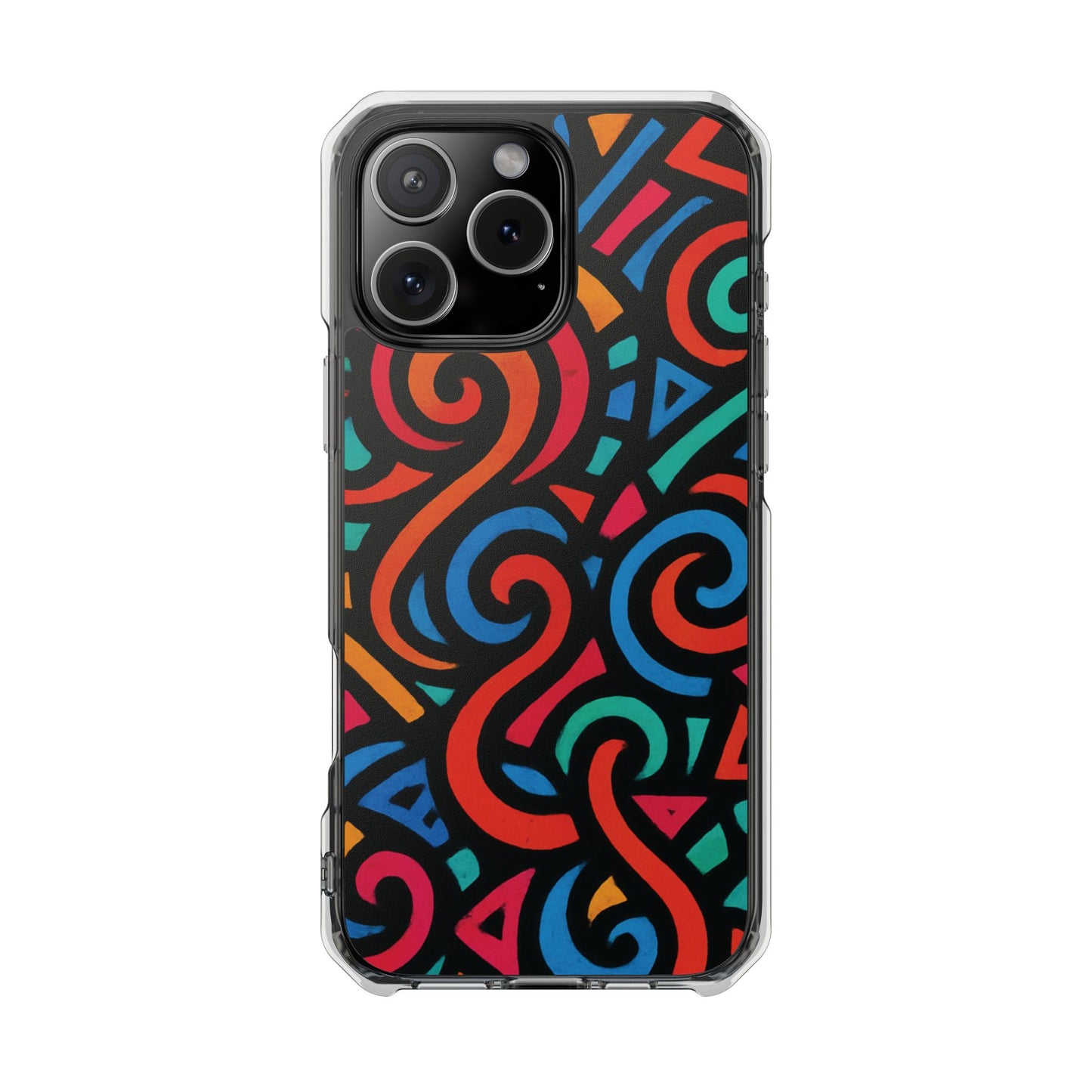 Colorful Phone Case, Stylish Clear Impact Cases for iPhone, Vibrant Protective Covers, Unique Phone Accessories, Gifts