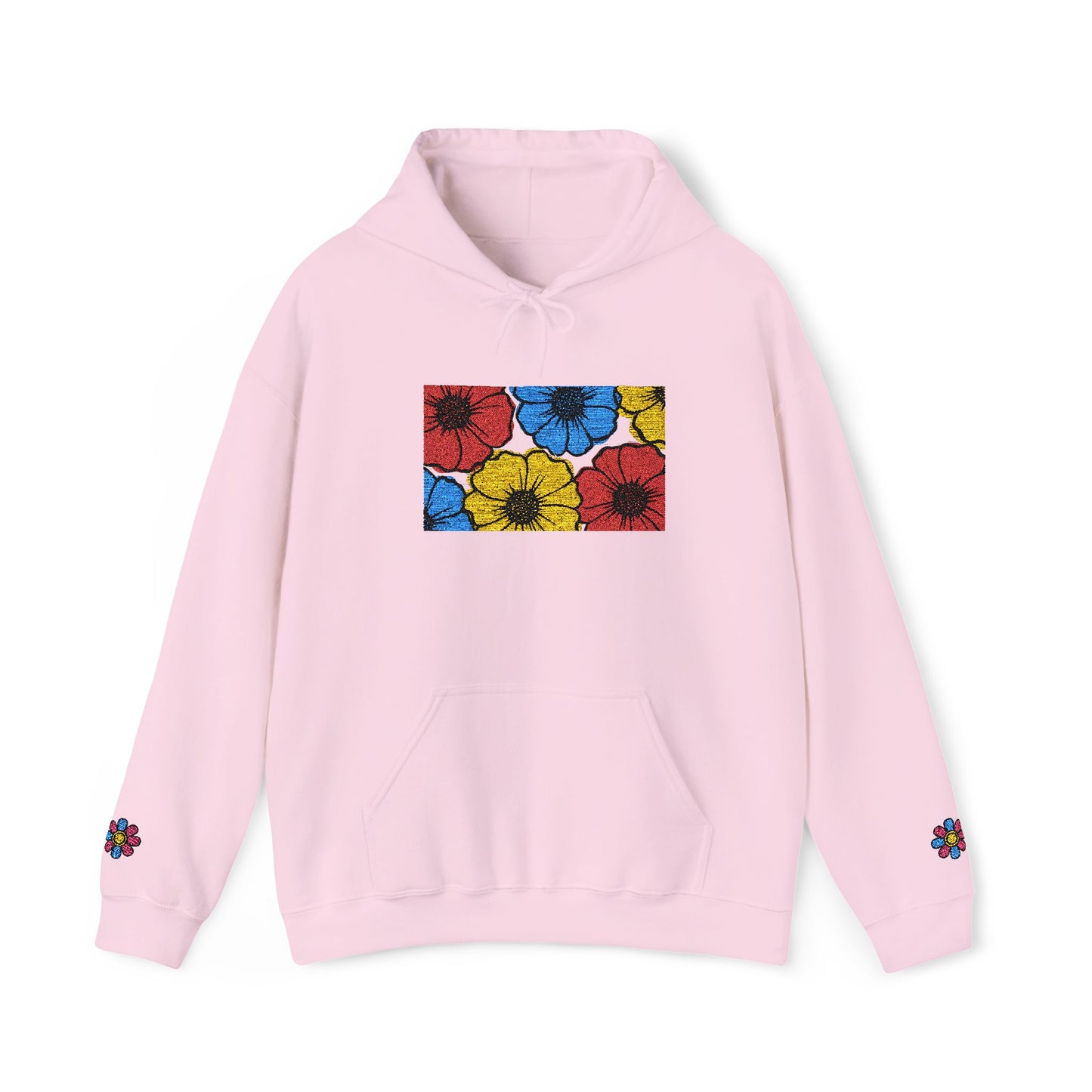 Vibrant Floral Hoodie | Colorful Sweatshirt, Cozy Wear, Gift for Her, Unisex Fashion, Spring Style, Casual Outfit
