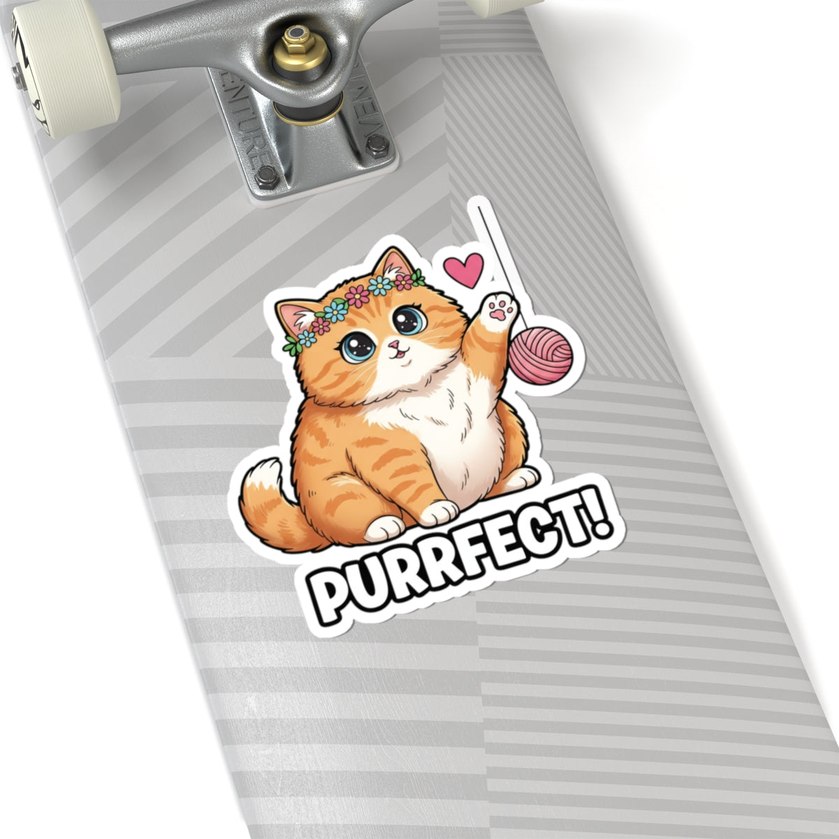 Cute Cat Kiss-Cut Stickers - Purrfect for Laptop, Journals, Scrapbooking, Gifts, Cat Lovers, Pet Owners