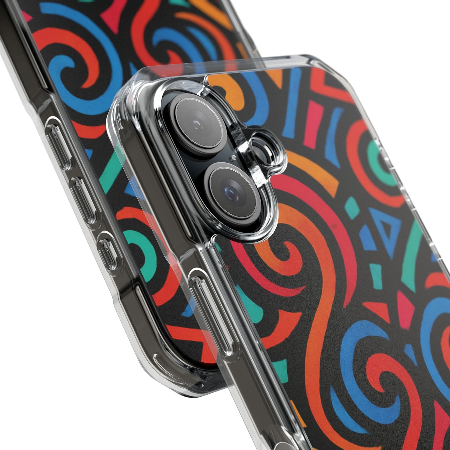 Colorful Phone Case, Stylish Clear Impact Cases for iPhone, Vibrant Protective Covers, Unique Phone Accessories, Gifts