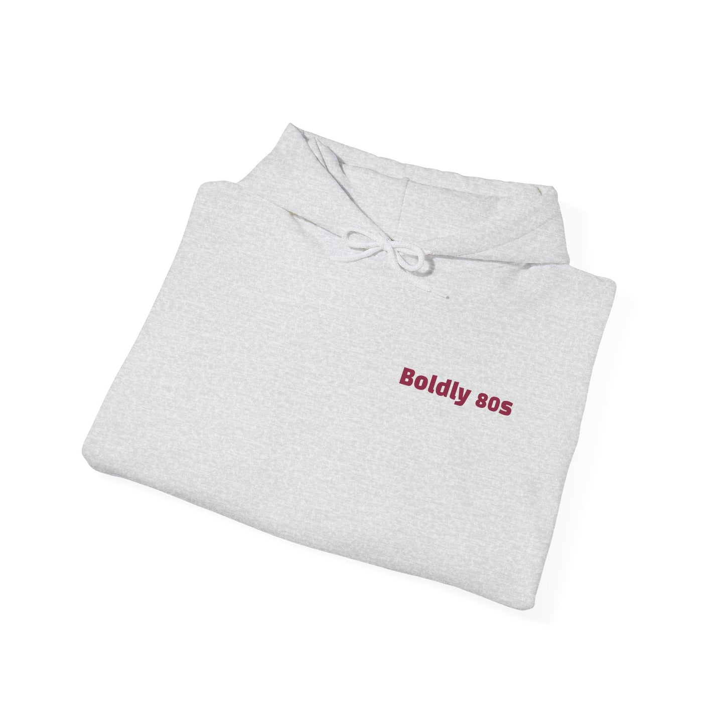 Retro Boombox Hoodie - Boldly 80s, Unisex Casual Wear, Streetwear, Gift for Music Lovers, Vintage Vibe Fashion
