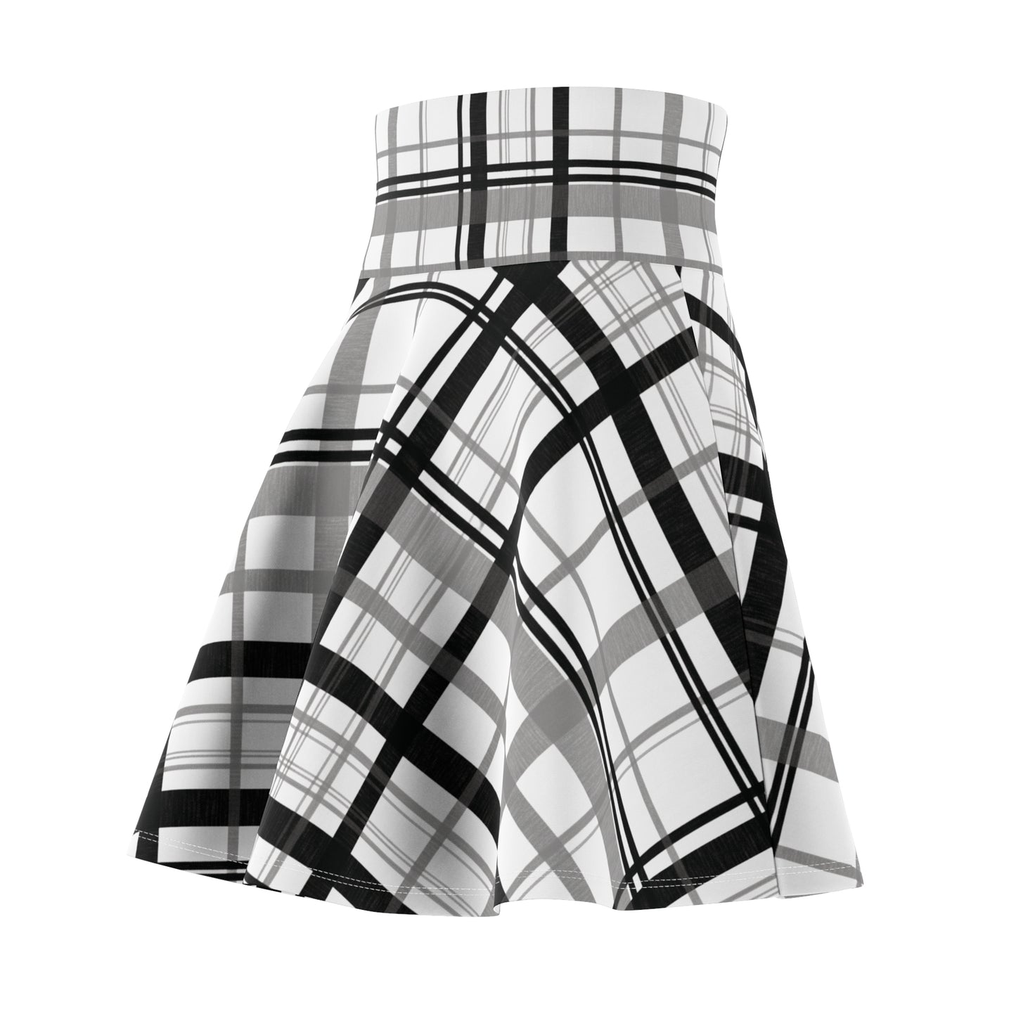 Chic Women's Plaid Skater Skirt, Flowy Fashion for Parties, Casual Events, Birthday, Summer Style, Everyday Wear