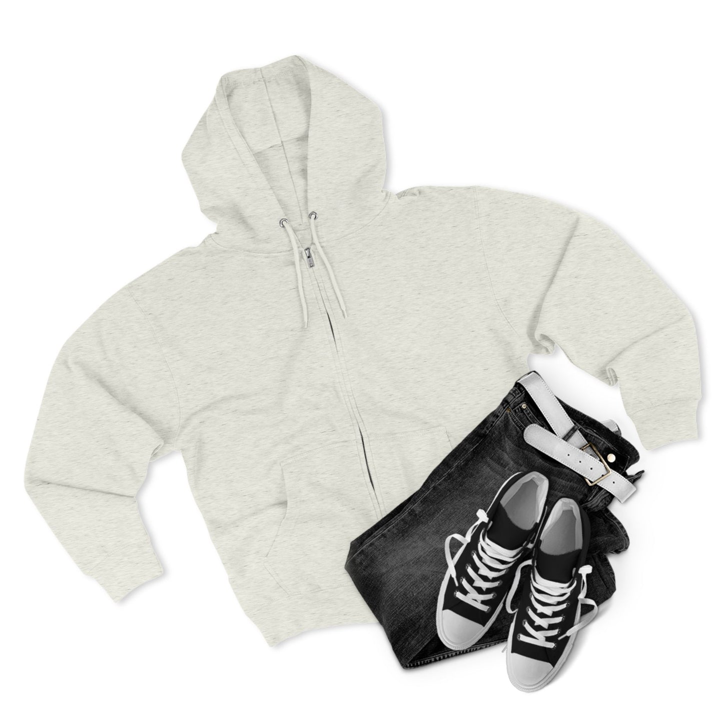 Sleeping Polar bear - Unisex Zip Hoodie