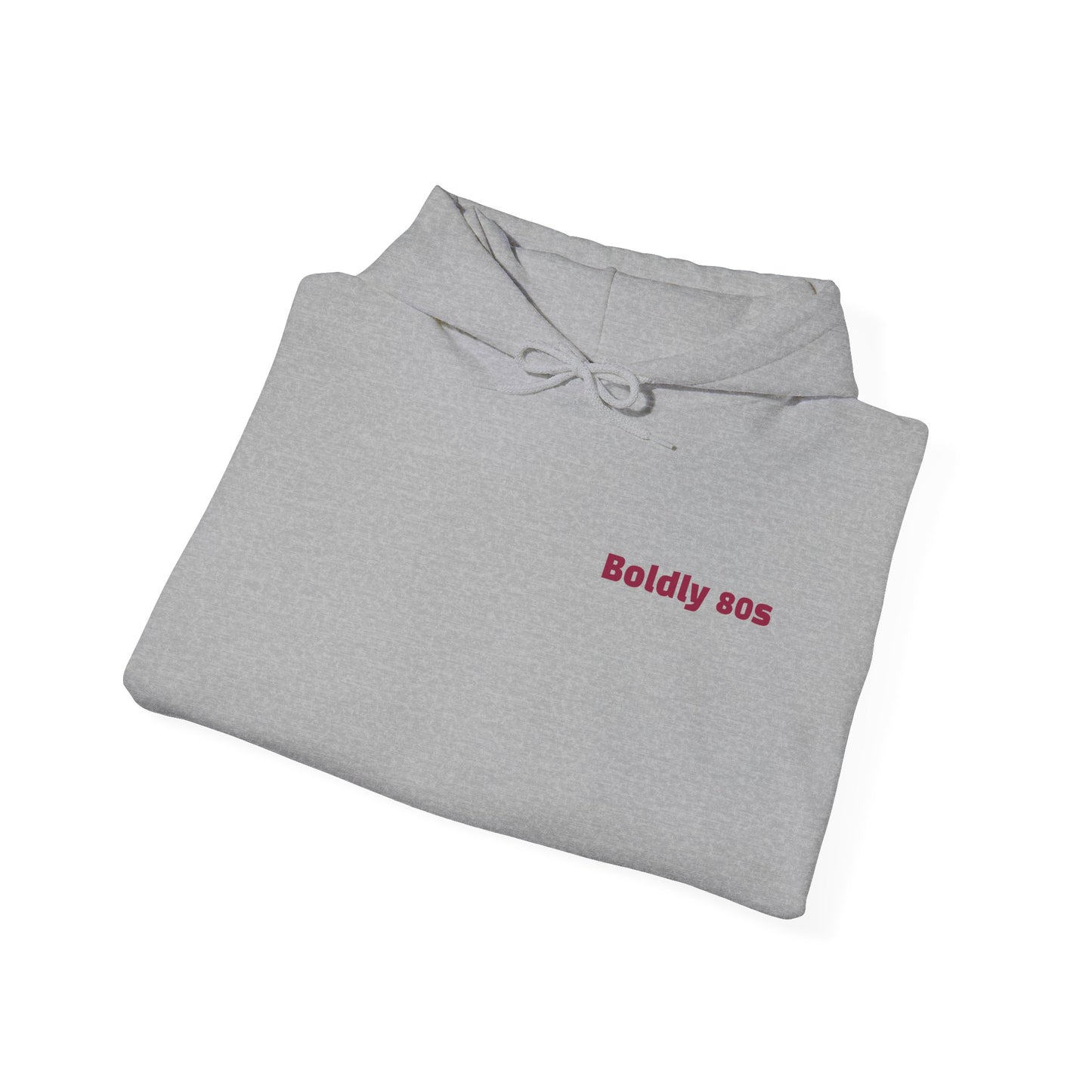 Retro Boombox Hoodie - Boldly 80s, Unisex Casual Wear, Streetwear, Gift for Music Lovers, Vintage Vibe Fashion