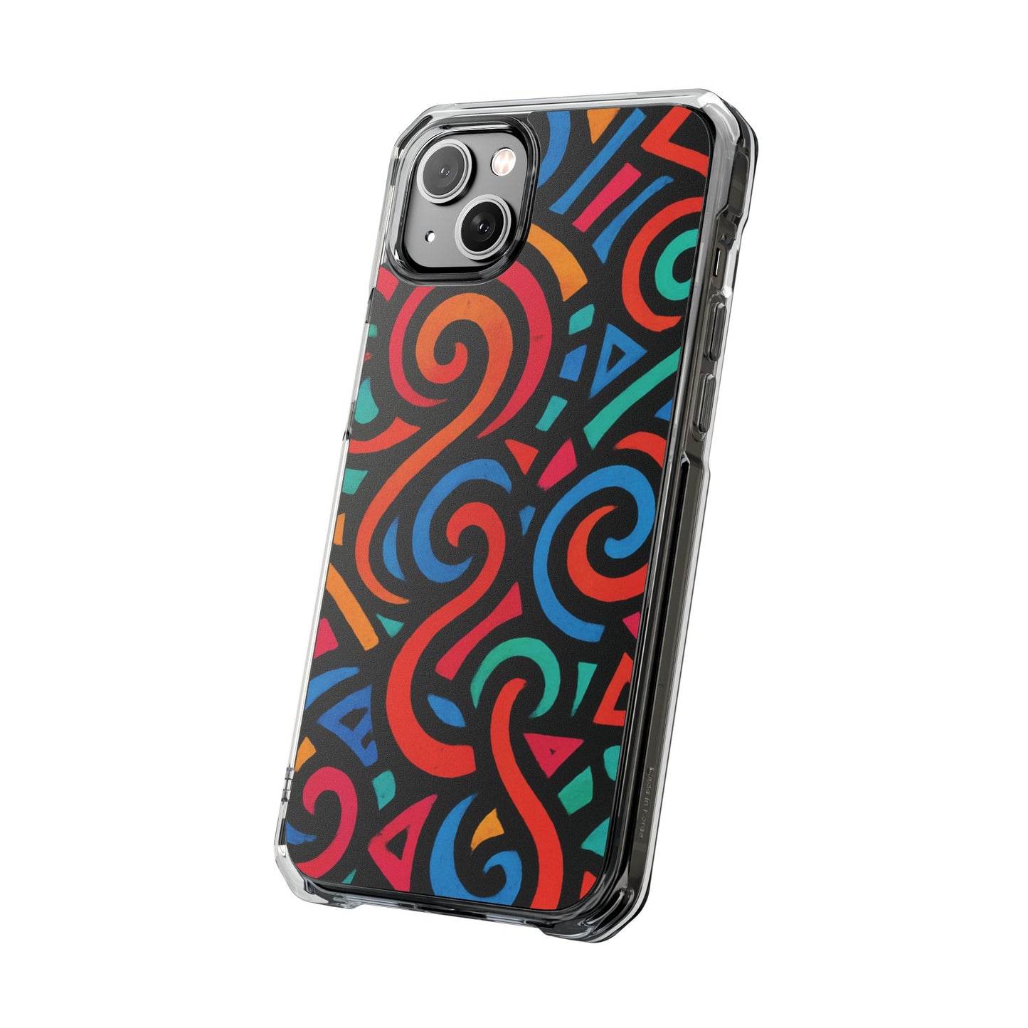 Colorful Phone Case, Stylish Clear Impact Cases for iPhone, Vibrant Protective Covers, Unique Phone Accessories, Gifts