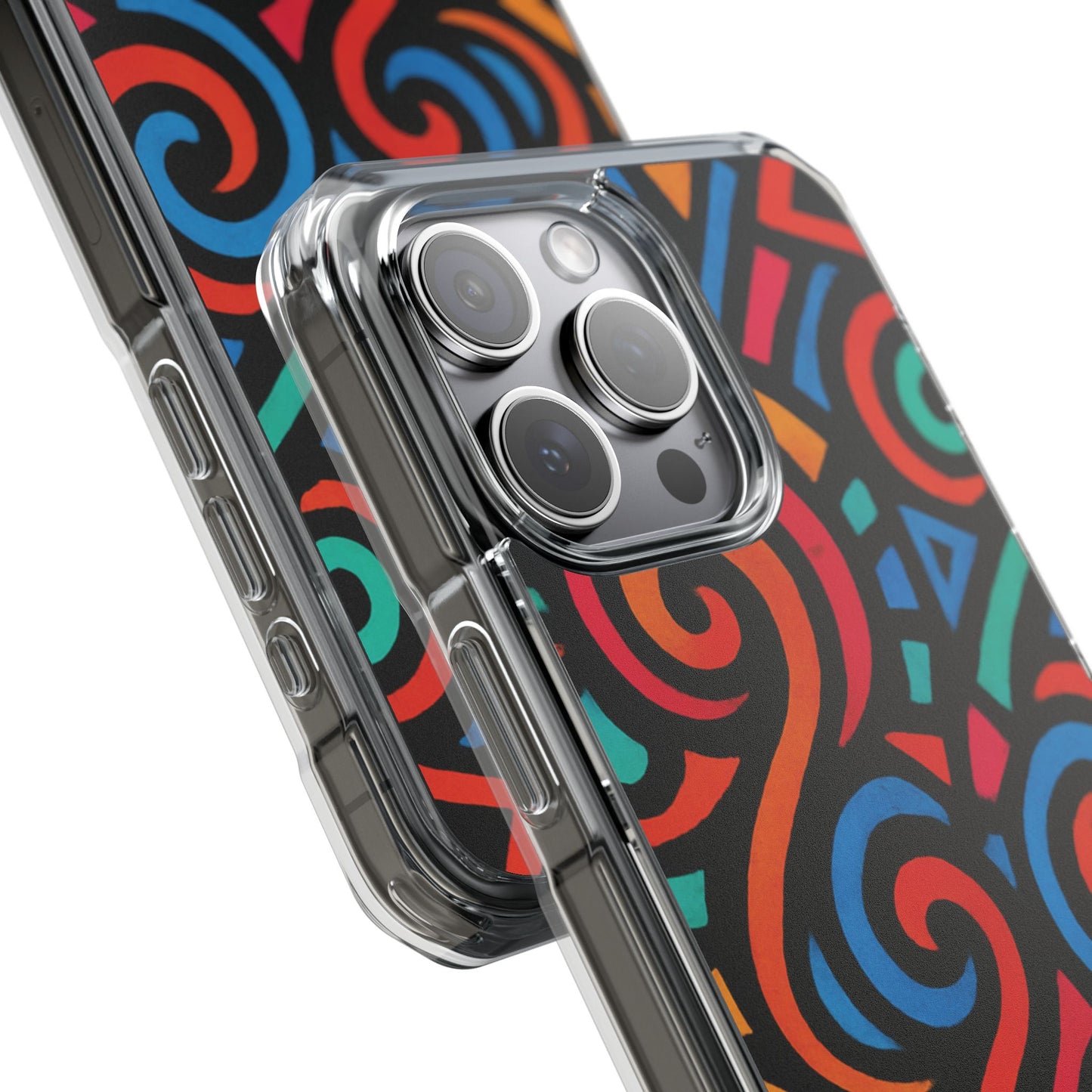 Colorful Phone Case, Stylish Clear Impact Cases for iPhone, Vibrant Protective Covers, Unique Phone Accessories, Gifts