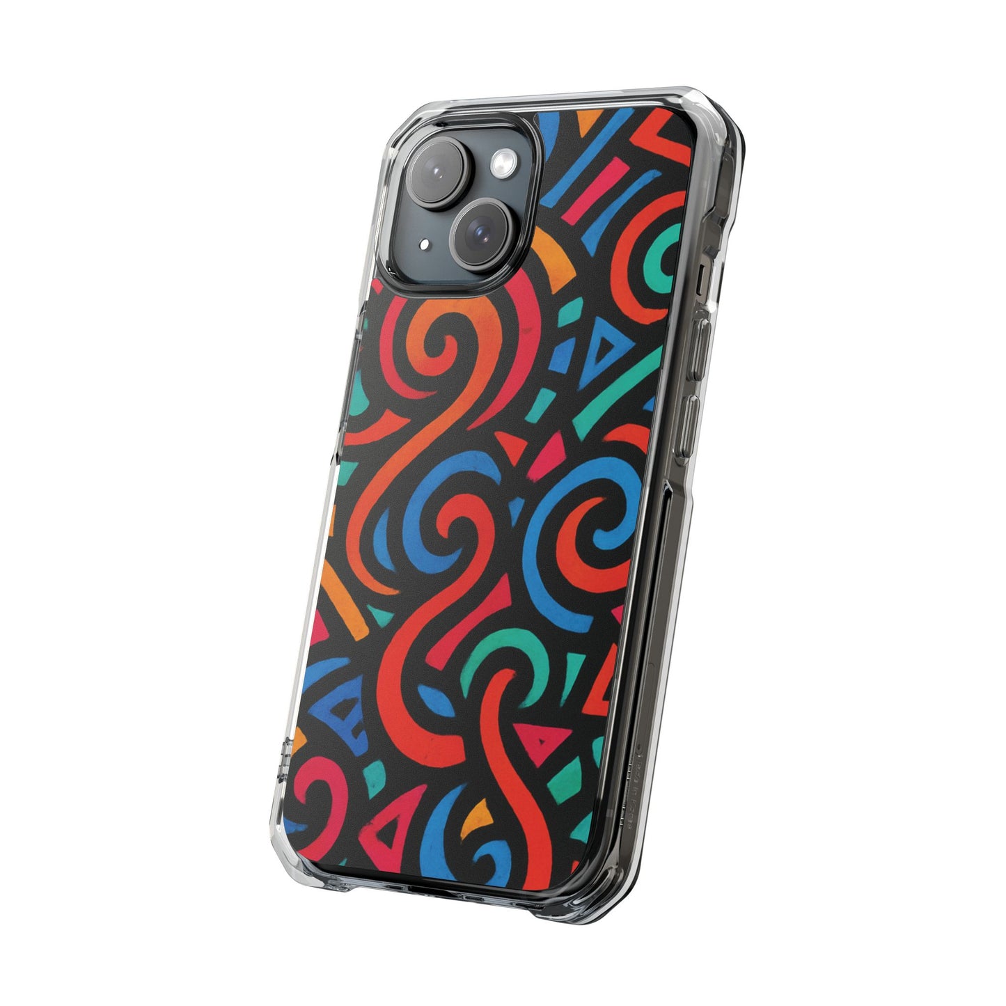 Colorful Phone Case, Stylish Clear Impact Cases for iPhone, Vibrant Protective Covers, Unique Phone Accessories, Gifts