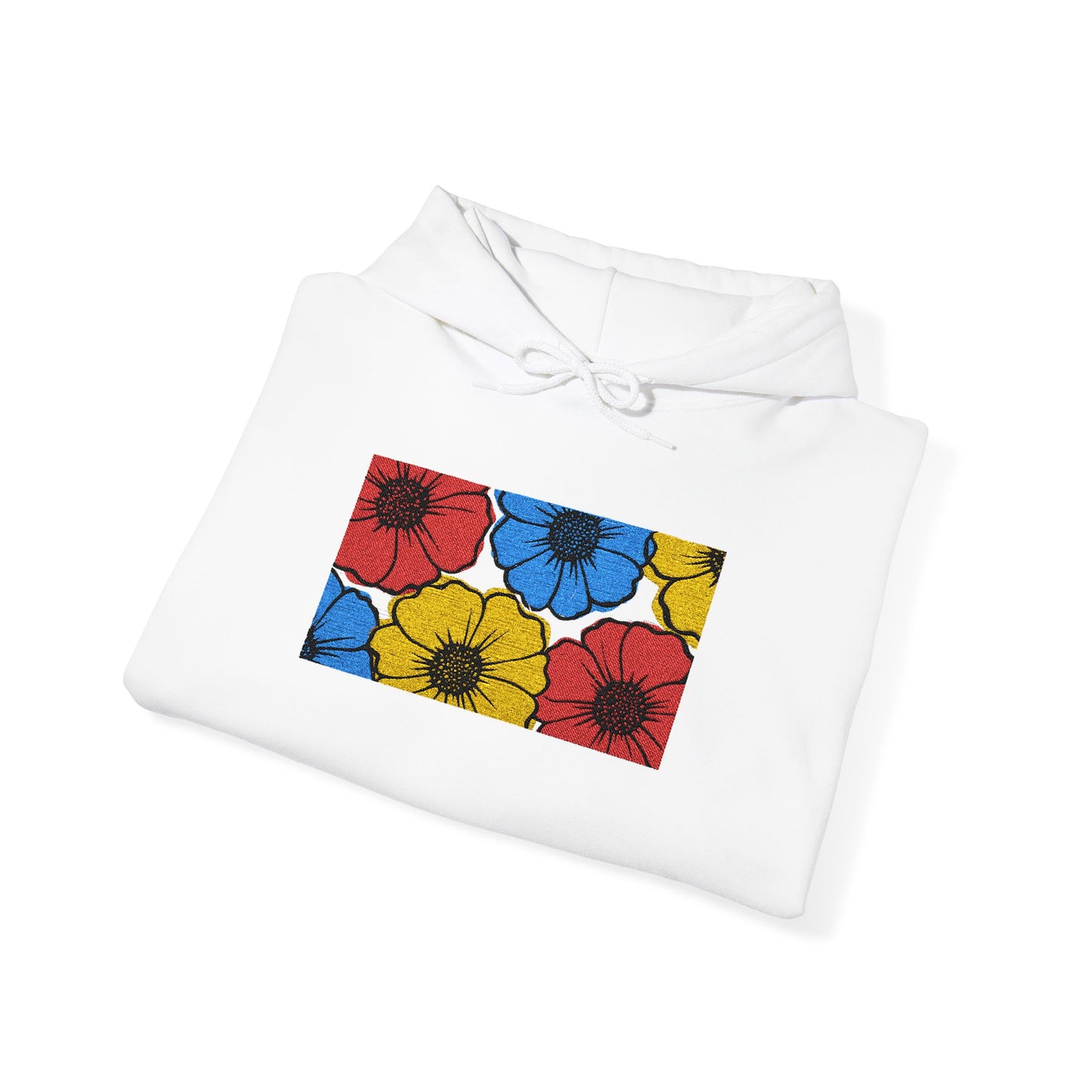 Vibrant Floral Hoodie | Colorful Sweatshirt, Cozy Wear, Gift for Her, Unisex Fashion, Spring Style, Casual Outfit