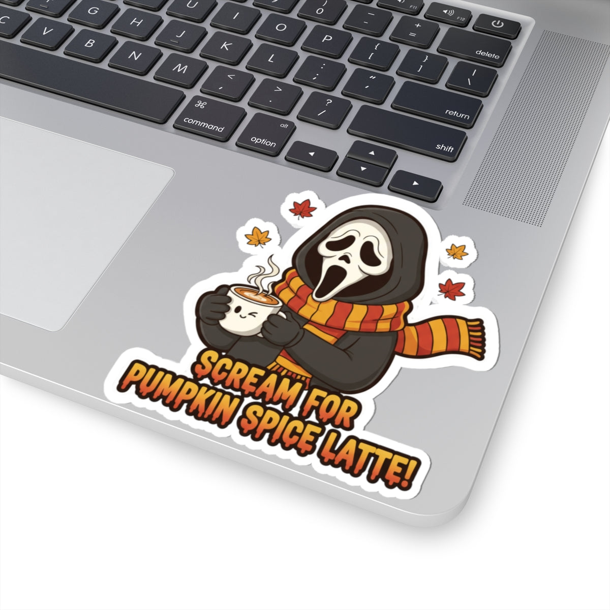 Cozy Fall Kiss-Cut Stickers, Halloween Decor, Pumpkin Spice Latte Stickers, Laptop Stickers, Fall Aesthetic, Gift for Coffee Lovers