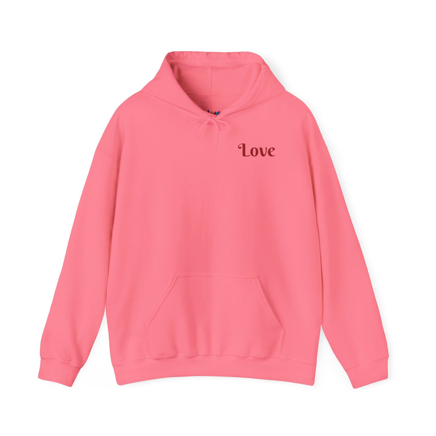 Colorful Love Heart Hooded Sweatshirt - Cozy Unisex Pullover for Valentine's Day, Gift for Friends, Couples Sweatshirt, Casual Wear, [...]