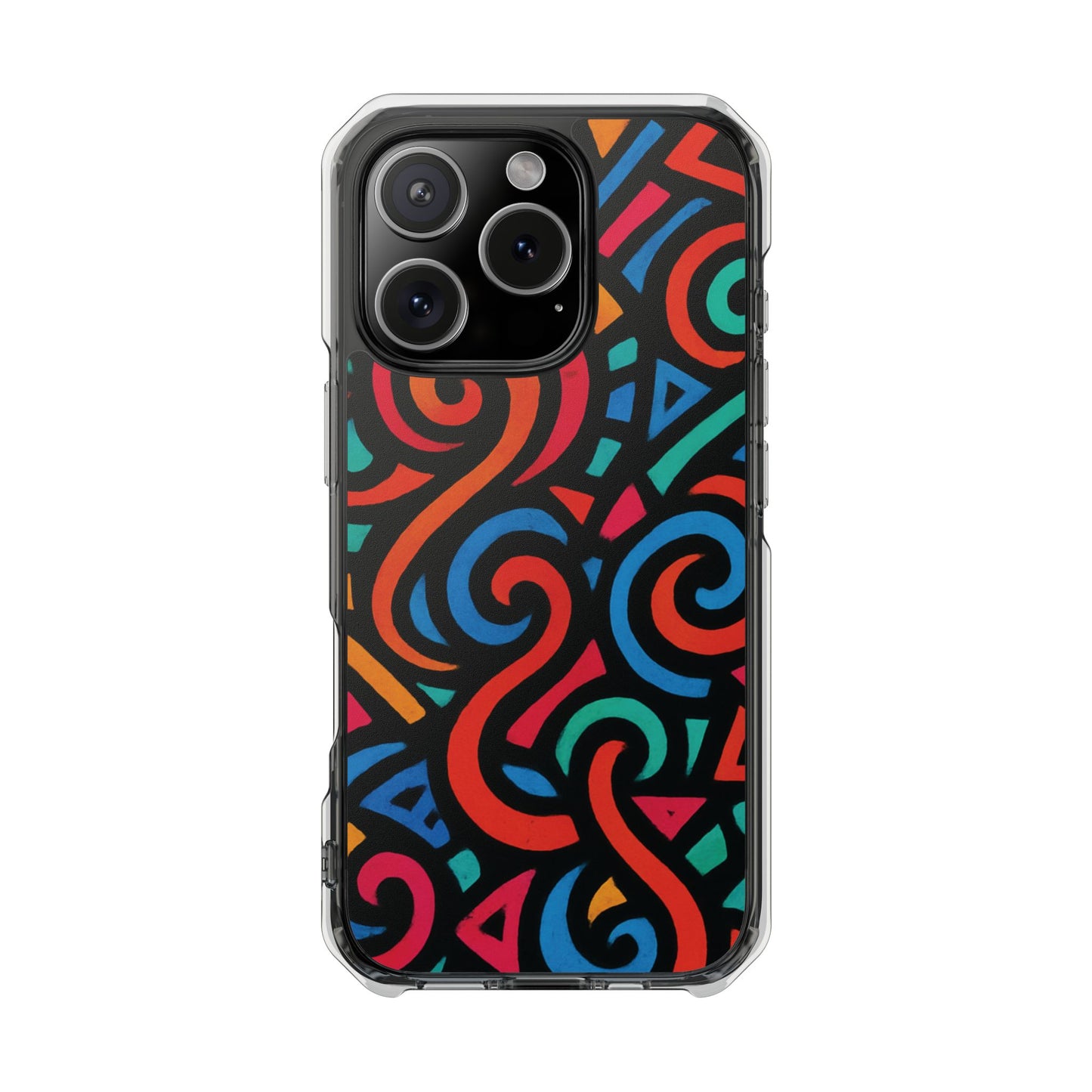 Colorful Phone Case, Stylish Clear Impact Cases for iPhone, Vibrant Protective Covers, Unique Phone Accessories, Gifts