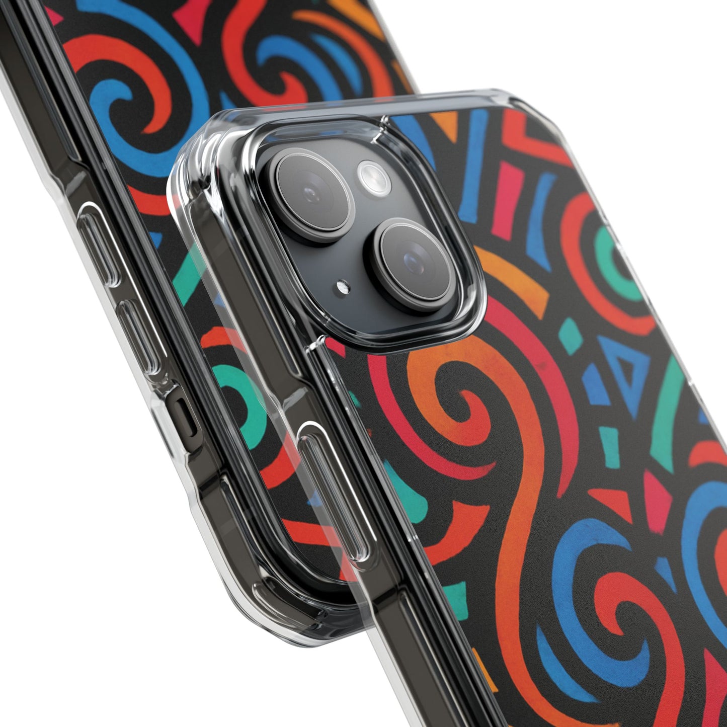 Colorful Phone Case, Stylish Clear Impact Cases for iPhone, Vibrant Protective Covers, Unique Phone Accessories, Gifts