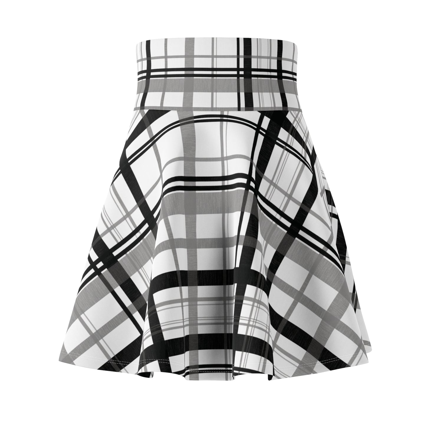 Chic Women's Plaid Skater Skirt, Flowy Fashion for Parties, Casual Events, Birthday, Summer Style, Everyday Wear