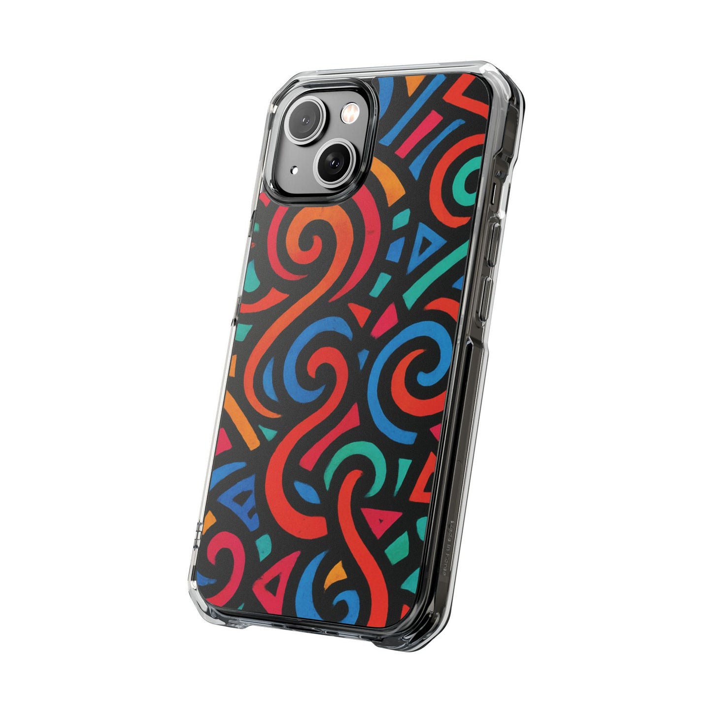 Colorful Phone Case, Stylish Clear Impact Cases for iPhone, Vibrant Protective Covers, Unique Phone Accessories, Gifts