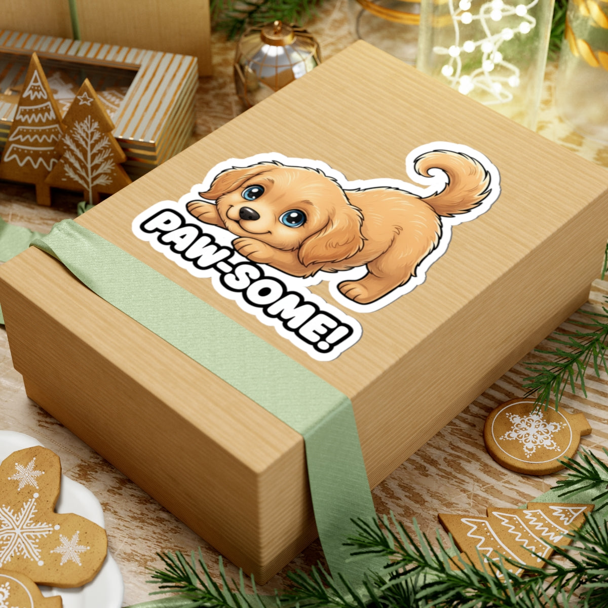 Cute Dog Paw-Some Stickers, Animal Lover Gift, Laptop Decor, Pet Enthusiast Accessory, Cute Dog Stickers, Kids Room Decor