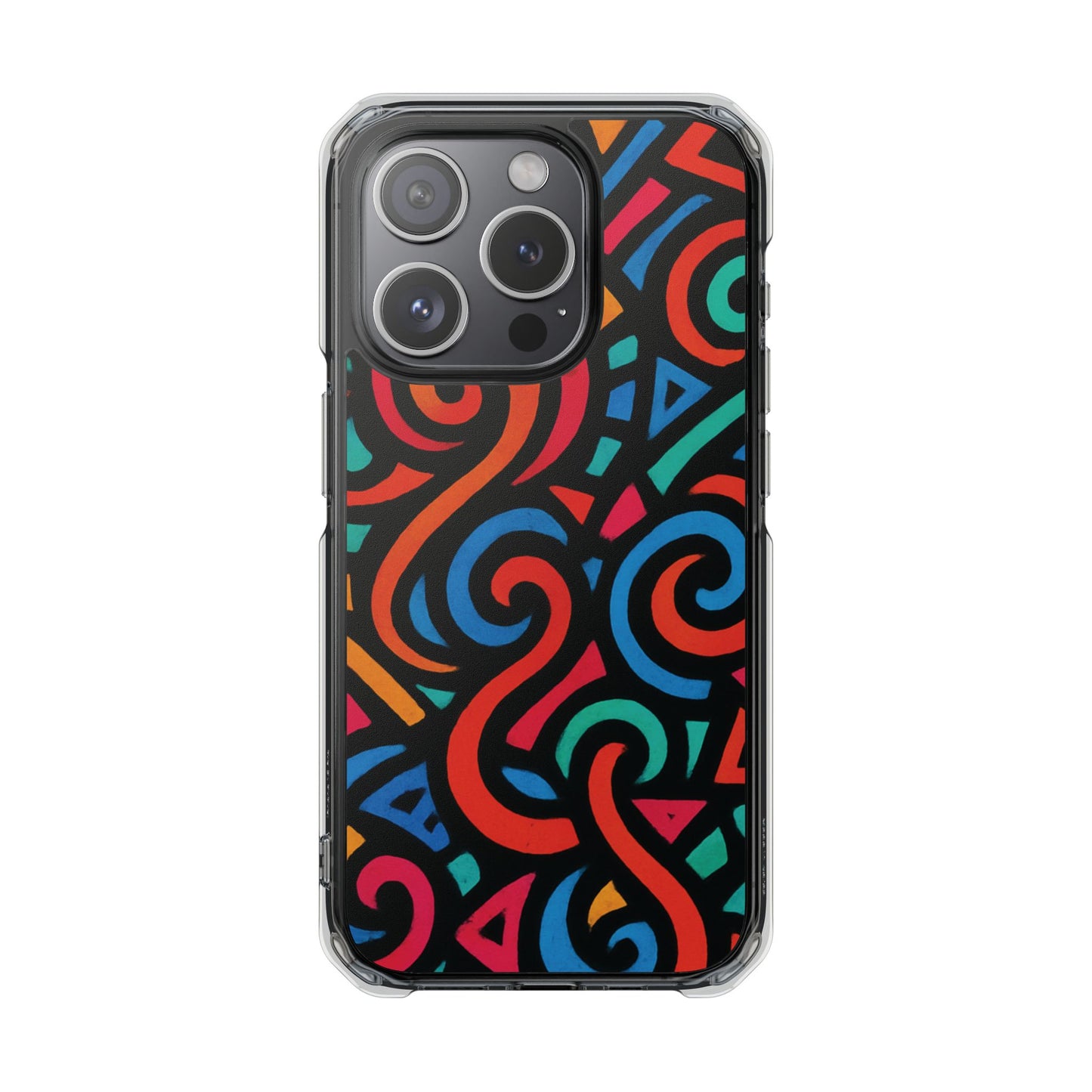Colorful Phone Case, Stylish Clear Impact Cases for iPhone, Vibrant Protective Covers, Unique Phone Accessories, Gifts