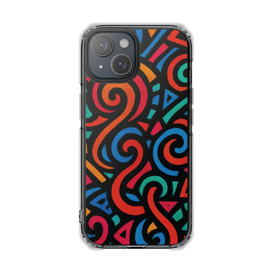 Colorful Phone Case, Stylish Clear Impact Cases for iPhone, Vibrant Protective Covers, Unique Phone Accessories, Gifts