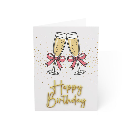 Charming Birthday Greeting Cards Set, Festive Invitations, Celebration Stationery, Party Cards, Thank You Notes