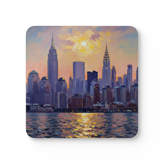 Coaster Set NYC Skyline