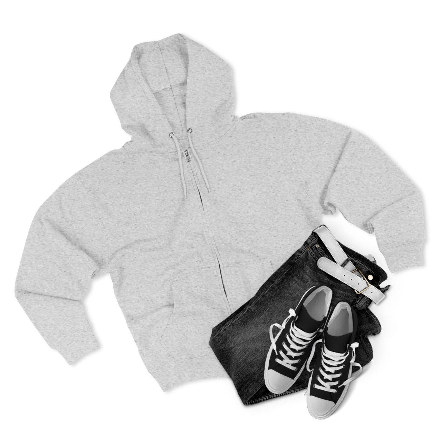Sleeping Polar bear - Unisex Zip Hoodie