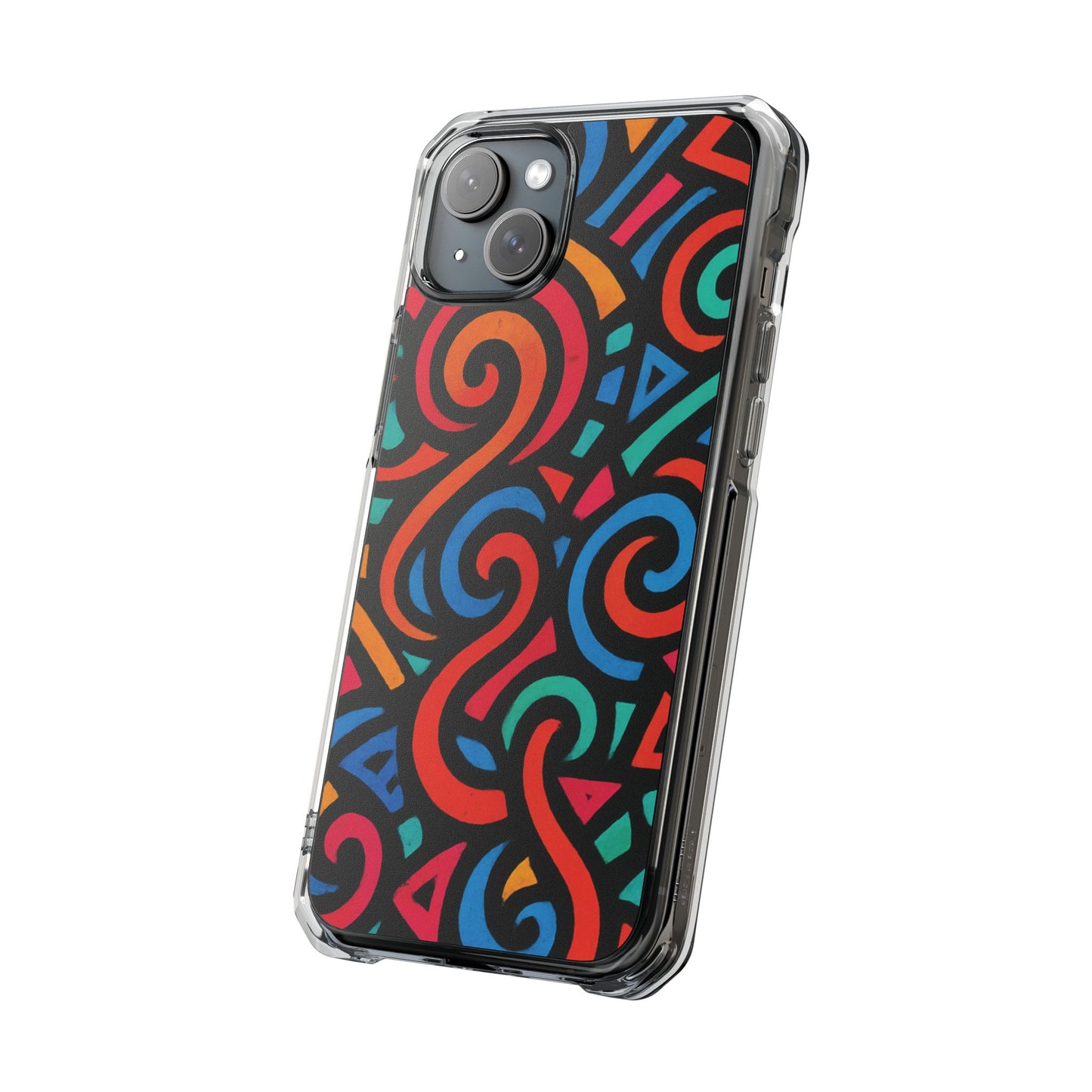 Colorful Phone Case, Stylish Clear Impact Cases for iPhone, Vibrant Protective Covers, Unique Phone Accessories, Gifts