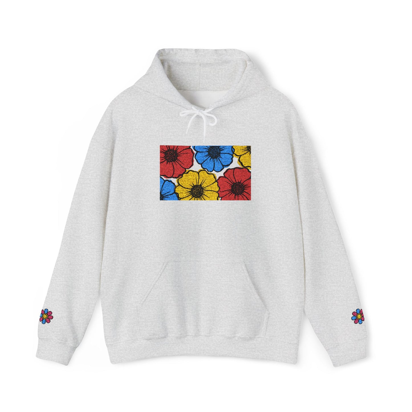 Vibrant Floral Hoodie | Colorful Sweatshirt, Cozy Wear, Gift for Her, Unisex Fashion, Spring Style, Casual Outfit