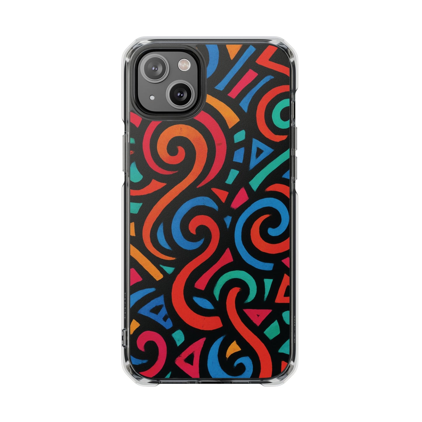 Colorful Phone Case, Stylish Clear Impact Cases for iPhone, Vibrant Protective Covers, Unique Phone Accessories, Gifts