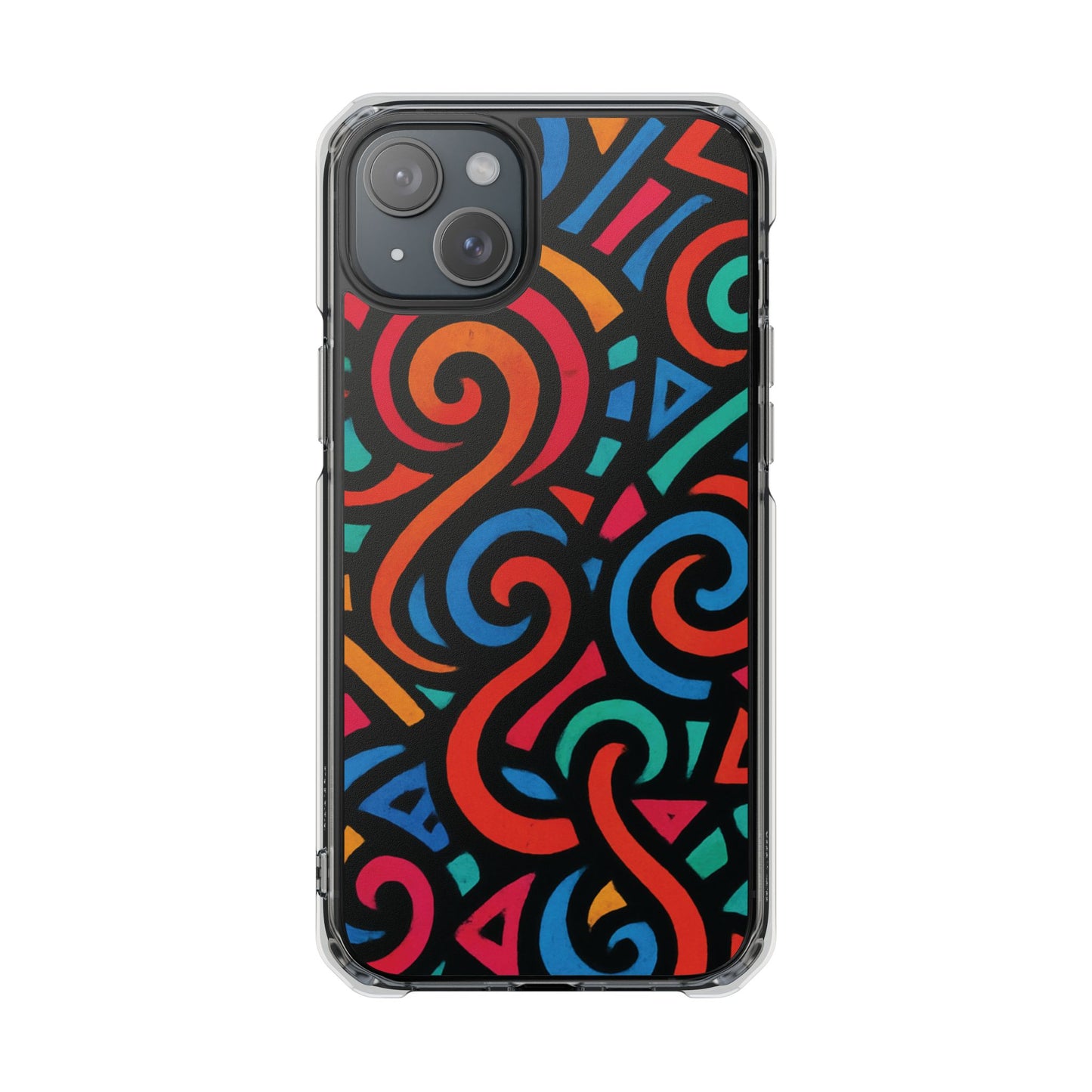 Colorful Phone Case, Stylish Clear Impact Cases for iPhone, Vibrant Protective Covers, Unique Phone Accessories, Gifts