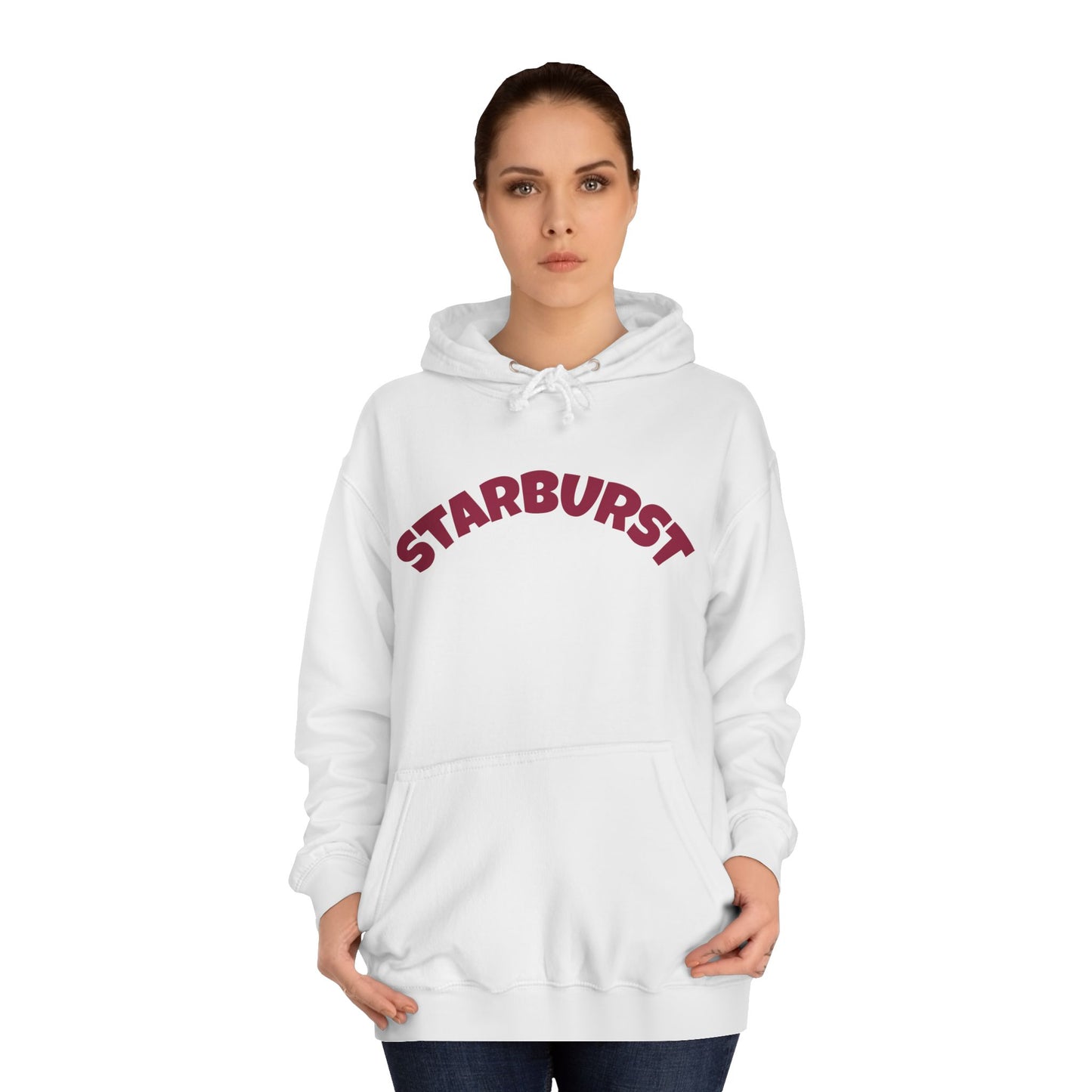 Vibrant Unisex College Hoodie - Starburst Design, Trendy Streetwear, College Apparel, Perfect Gift for Students, Comfortable & Stylish