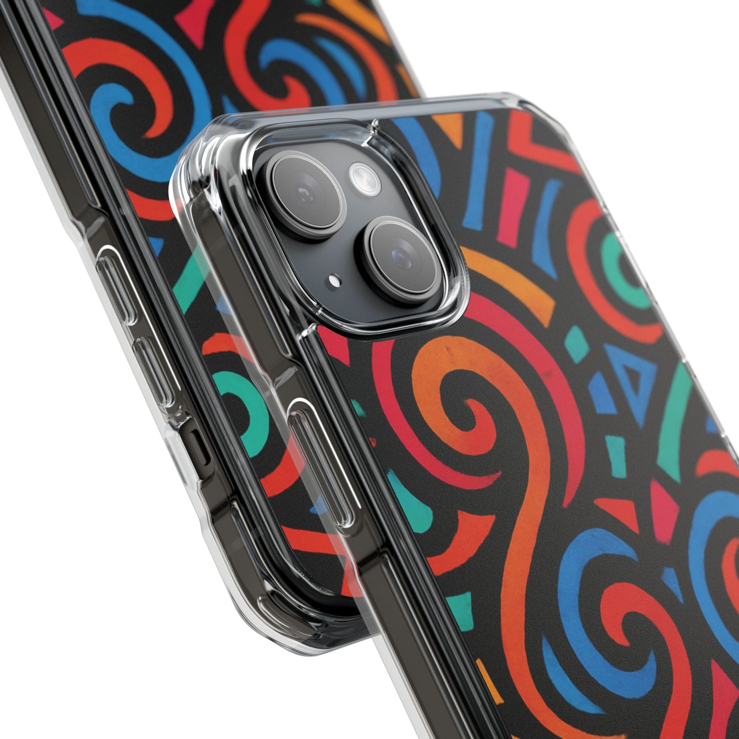Colorful Phone Case, Stylish Clear Impact Cases for iPhone, Vibrant Protective Covers, Unique Phone Accessories, Gifts