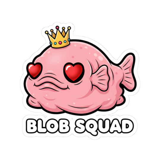 Cute Blob Squad Kiss-Cut Stickers, Fun Laptop, Water Bottle, Journal Decals, Gifts for Friends, Kawaii Art Collection