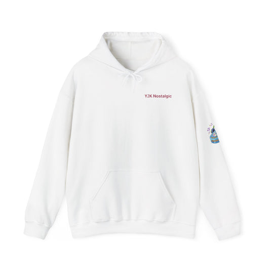 Nostalgic Space-Themed Hoodie, Perfect for casual wear, Gift for gamers, Retro vibes, Cozy sweatshirt for all occasions