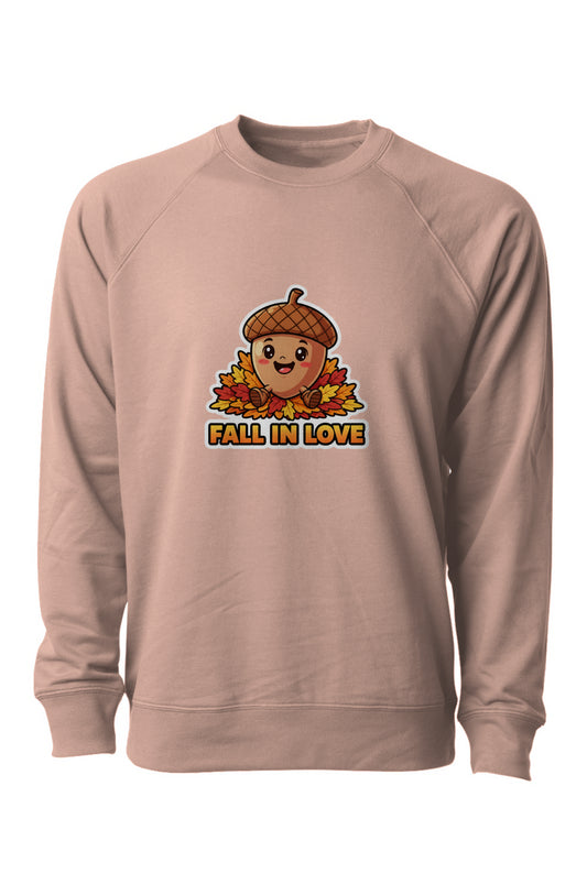 Fall in Love - Loopback Terry Crewneck Sweatshirt