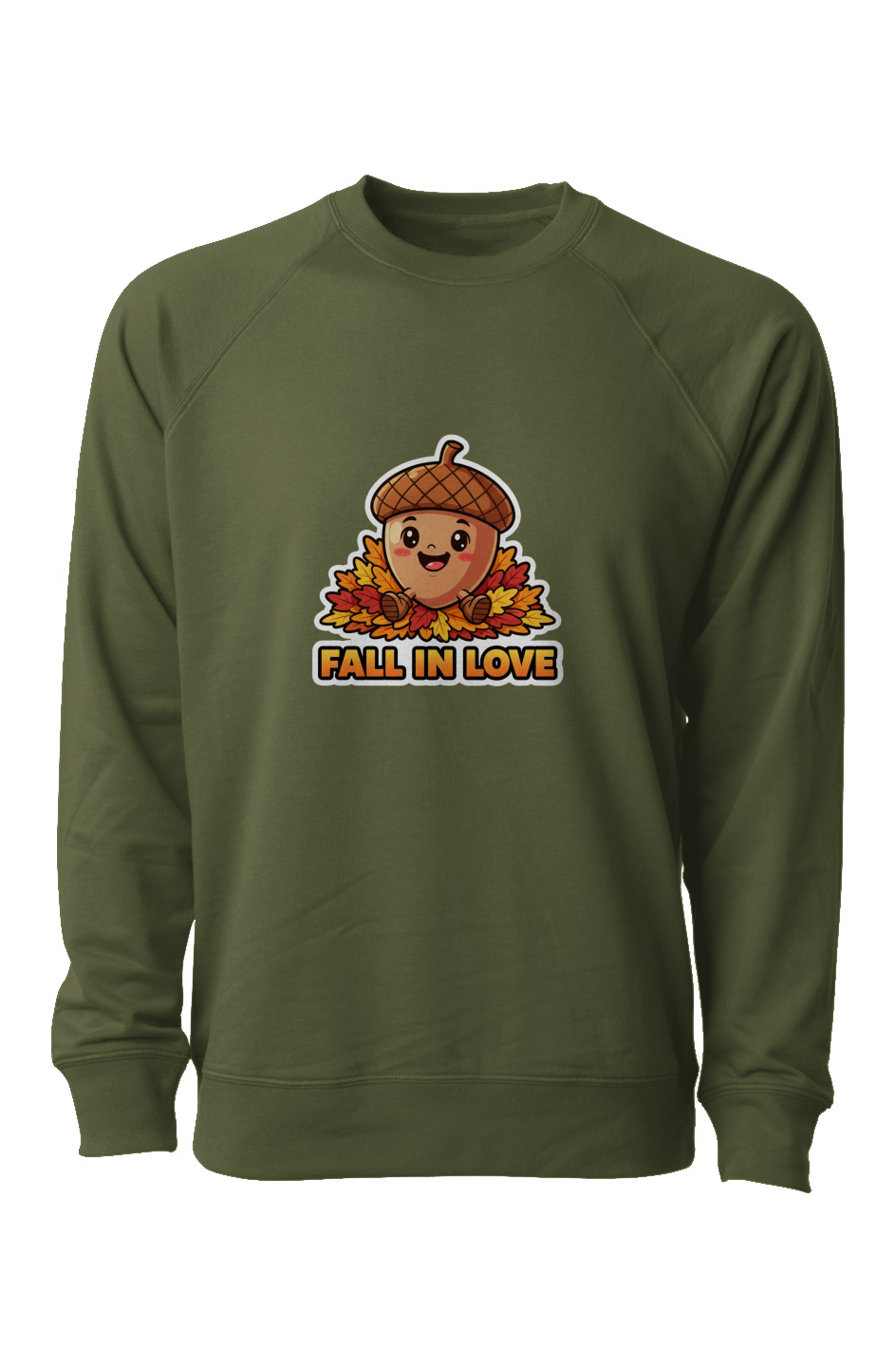Fall in Love - Loopback Terry Crewneck Sweatshirt