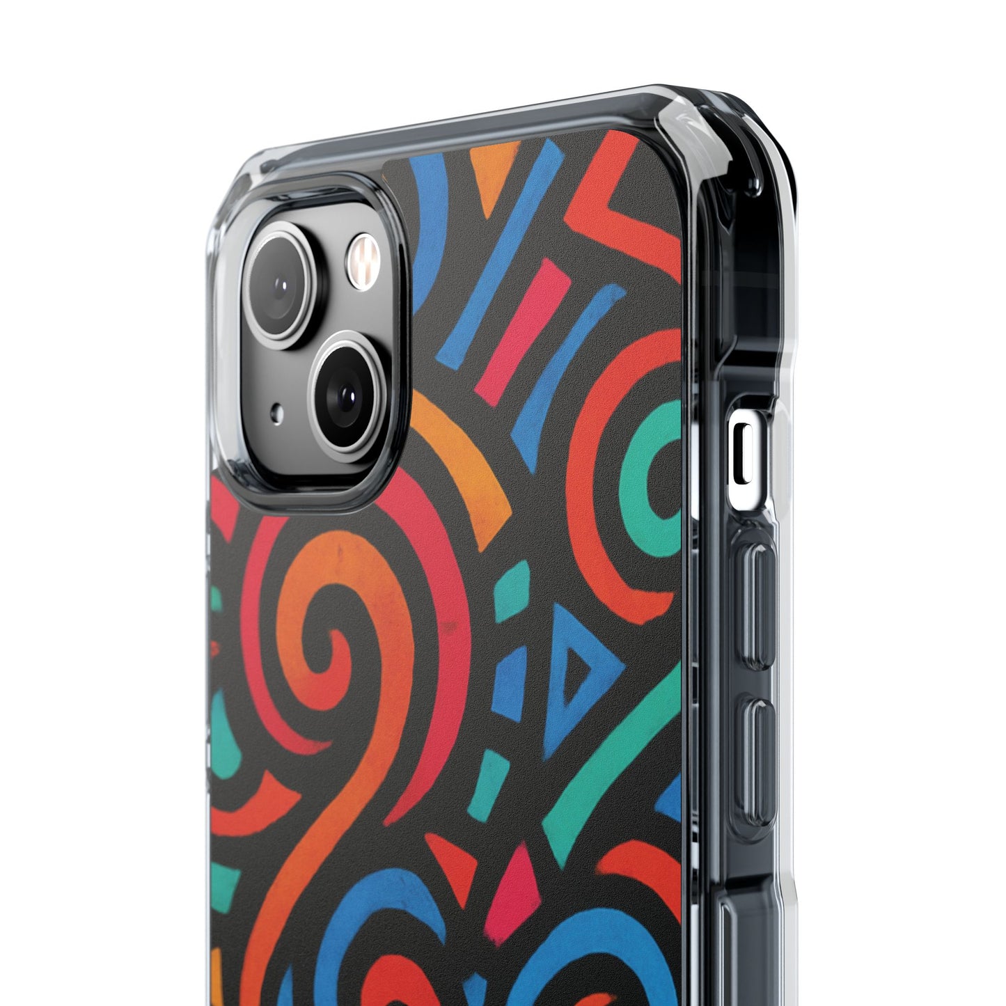 Colorful Phone Case, Stylish Clear Impact Cases for iPhone, Vibrant Protective Covers, Unique Phone Accessories, Gifts
