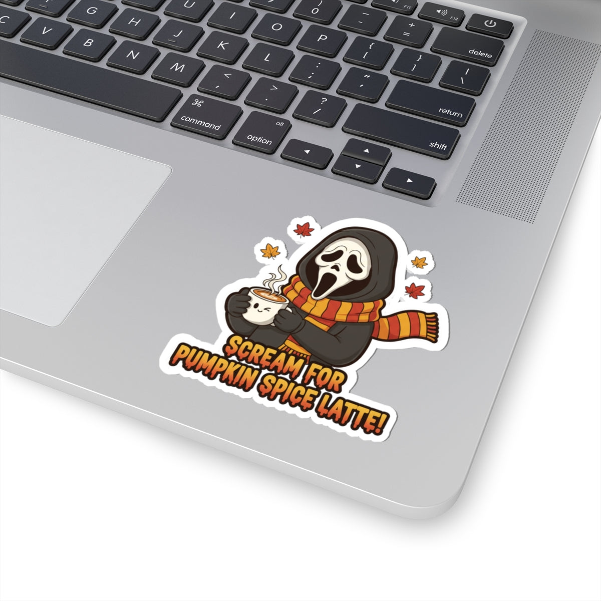 Cozy Fall Kiss-Cut Stickers, Halloween Decor, Pumpkin Spice Latte Stickers, Laptop Stickers, Fall Aesthetic, Gift for Coffee Lovers