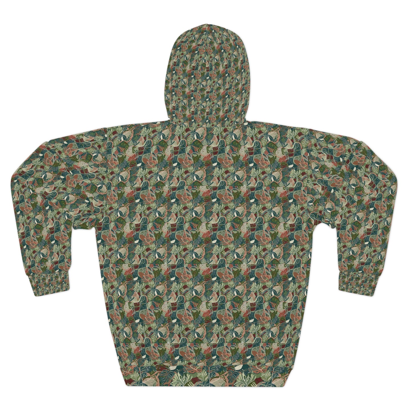 Floral Patterned Unisex Pullover Hoodie | Cozy Layering, Everyday Wear, Gifts for Her, Spring Fashion, Nature Lovers