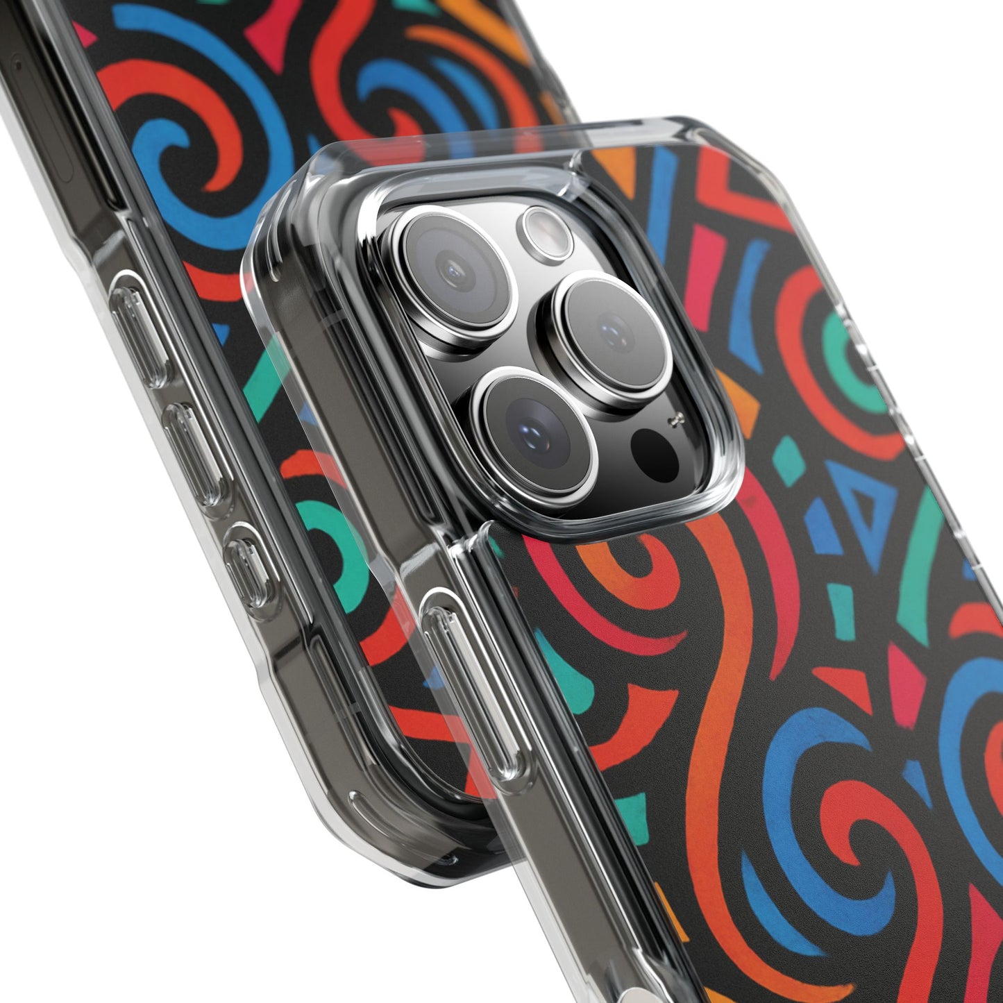 Colorful Phone Case, Stylish Clear Impact Cases for iPhone, Vibrant Protective Covers, Unique Phone Accessories, Gifts